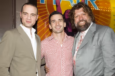 Jordan Roth, Paris Remillard & Oskar Eustis Photo