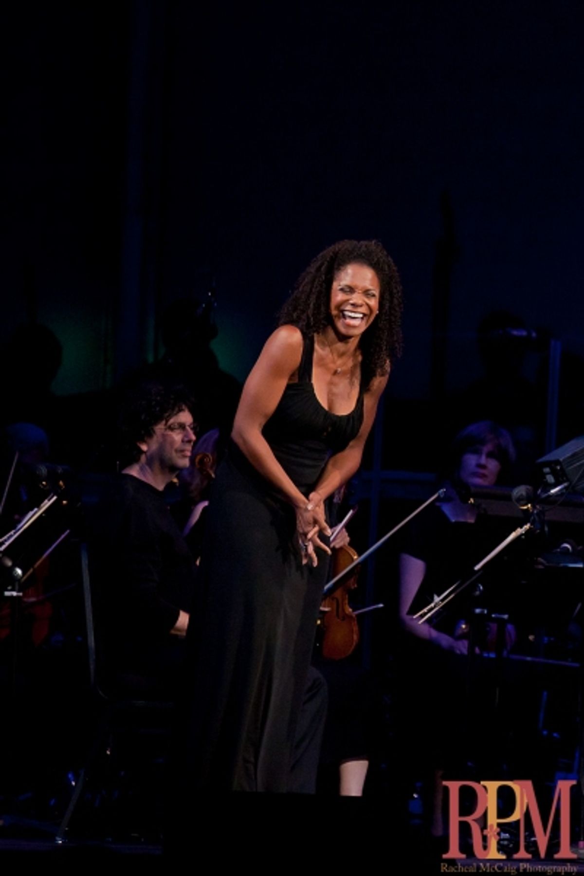 Audra McDonald engages the audience in a 'I Could Have Danced All Night' singalong at 