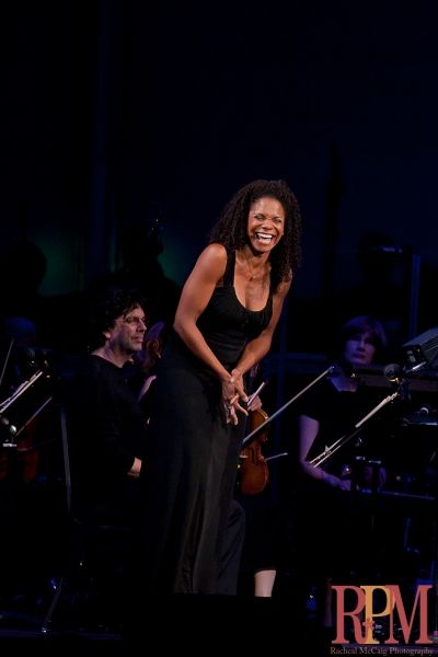 Audra McDonald engages the audience in a "I Could Have Danced All Night" singalong Photo