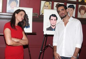 Annabella Sciorra & Bobby Cannavale attending the celebration as Sardi's honors all five cast members from the Broadway production of 'The Motherf**ker with the Hat' in New York City @ BroadwayWorld Annabella Sciorra & Bobby Cannavale attending the celebration as Sardi's honors all f Photo