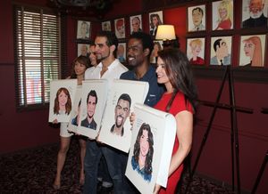 Elizabeth Rodriguez, Yul Vazquez, Bobby Cannavale, Chris Rock and Annabella Sciorra attending the celebration as Sardi's honors all five cast members from the Broadway production of 'The Motherf**ker with the Hat' in New York City @ BroadwayWorld Elizabeth Rodriguez, Yul Vazquez, Bobby Cannavale, Chris Rock and Annabella Sciorra a Photo