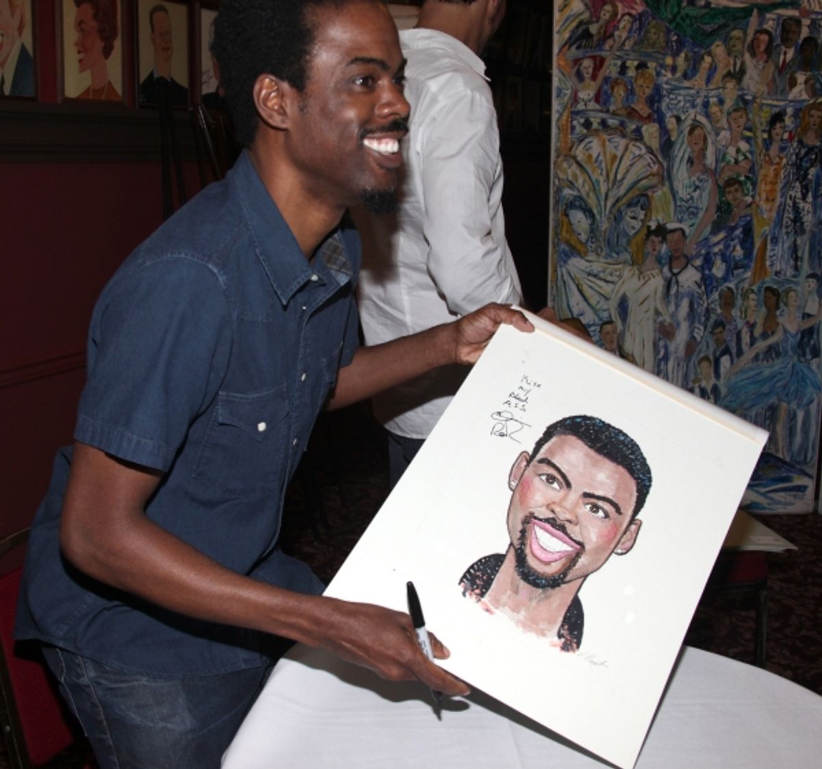 Chris Rock attending the celebration as Sardi's honors all five cast members from the Broadway production of 'The Motherf**ker with the Hat'  in New York City at 