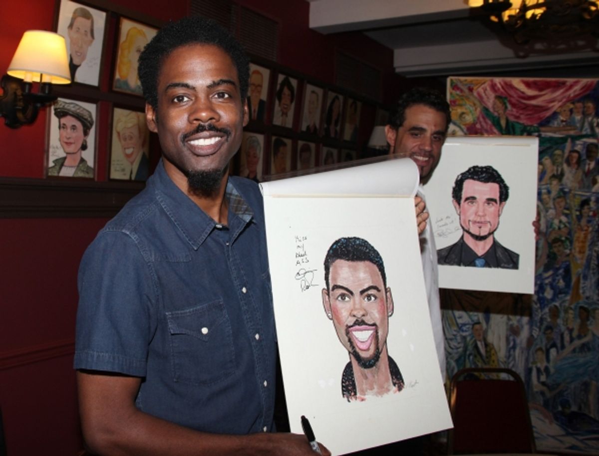 Chris Rock & Bobby Cannavale attending the celebration as Sardi's honors all five cast members from the Broadway production of 'The Motherf**ker with the Hat'  in New York City at 