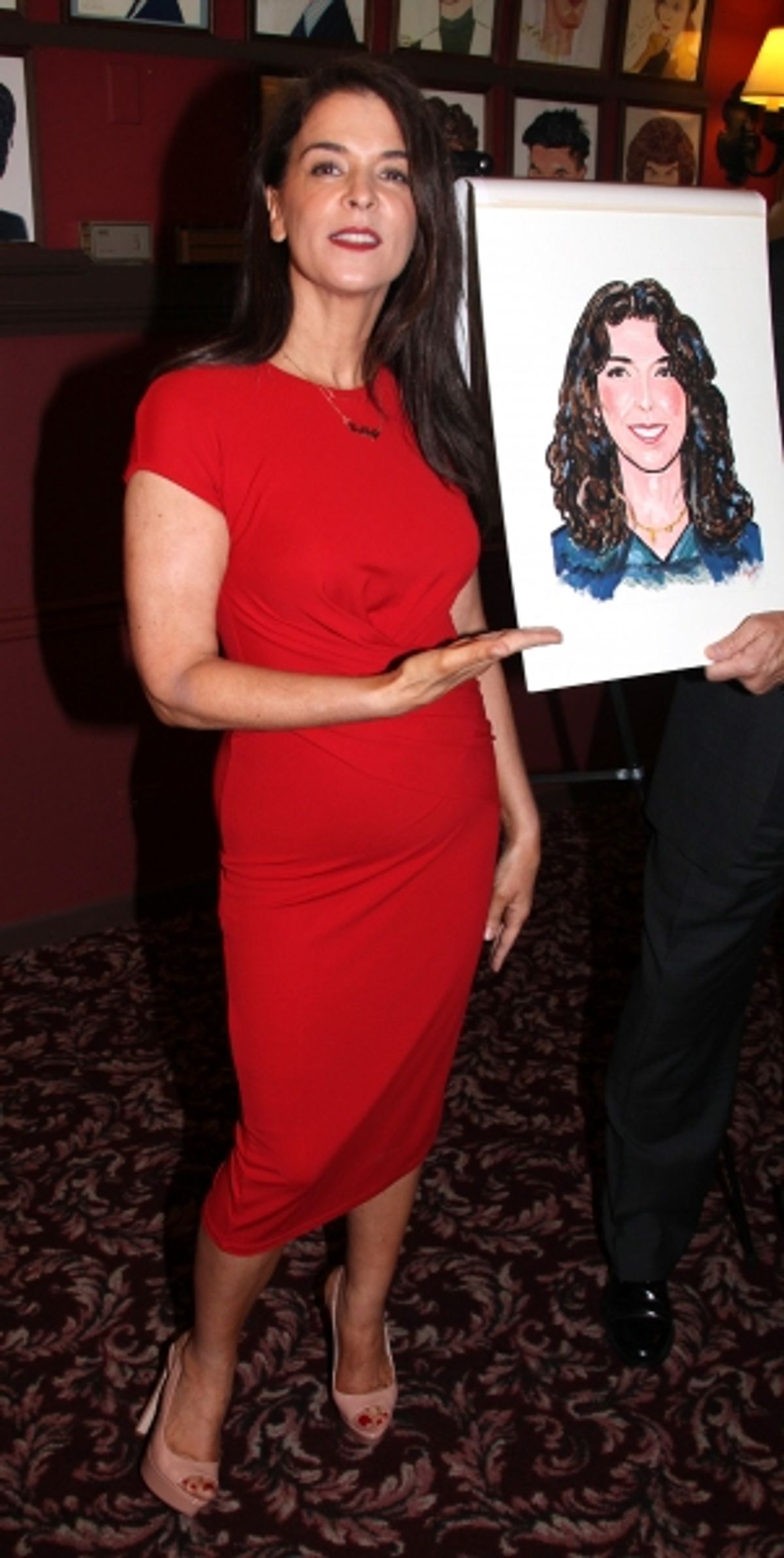 Annabella Sciorra attending the celebration as Sardi's honors all five cast members from the Broadway production of 'The Motherf**ker with the Hat'  in New York City at 