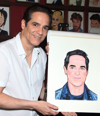 Yul Vazquez attending the celebration as Sardi's honors all five cast members from th Photo