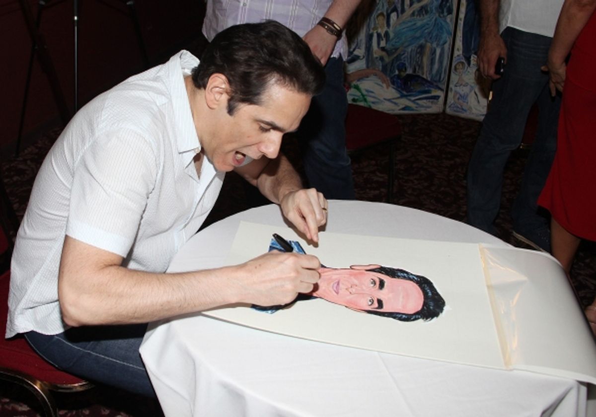 Yul Vazquez attending the celebration as Sardi's honors all five cast members from the Broadway production of 'The Motherf**ker with the Hat'  in New York City at 