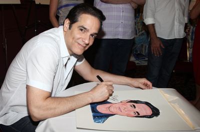 Yul Vazquez attending the celebration as Sardi's honors all five cast members from th Photo