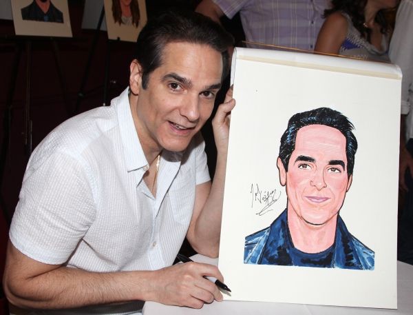 Yul Vazquez attending the celebration as Sardi's honors all five cast members from th Photo