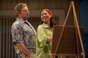 John Ellison Conlee and Maggie Lacey
 Photo