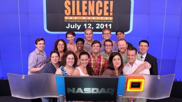 Photo Flash: SILENCE! The Musical Rings NASDAQ Closing Bell Photo Flash: SILENCE! The Musical Rings NASDAQ Closing Bell Image