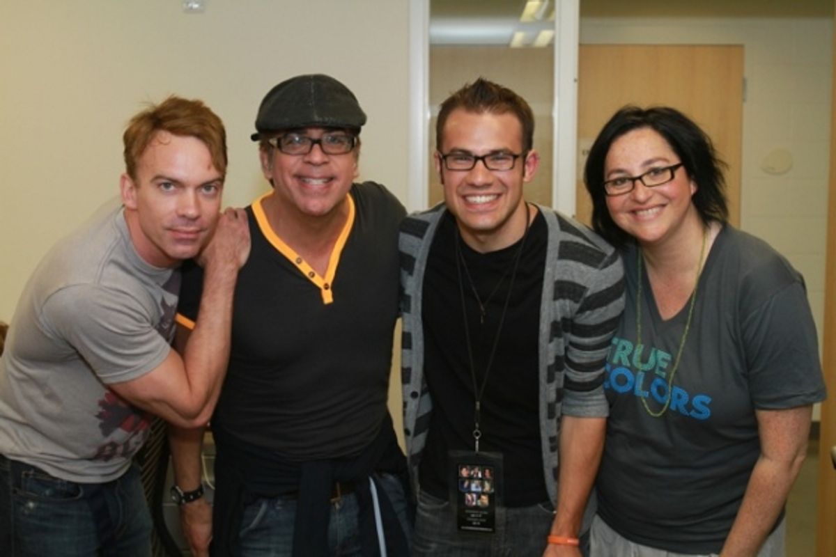 Dave Barrus, Director - Richard Jay-Alexander, Jake McCoy and Annette Tanner at 