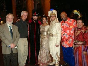Ron Clements, John Musker, Courtney Reed and the Cast of ALADDIN @ BroadwayWorld Ron Clements, John Musker, Courtney Reed and the Cast of ALADDIN Photo
