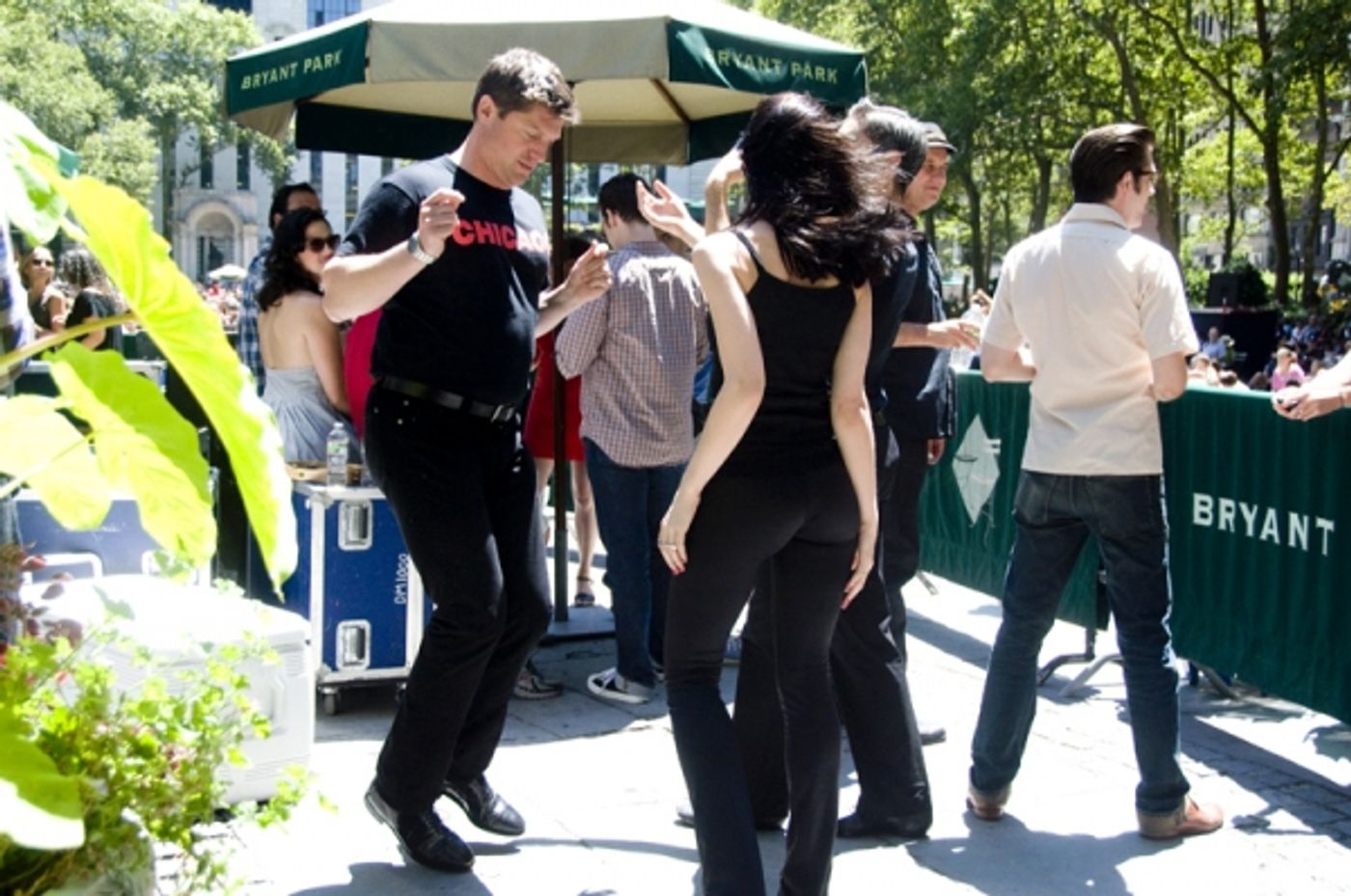 Photo Coverage: Aaron Tveit, Christopher Sieber, et al. Perform at Broadway in Bryant Park!  Image