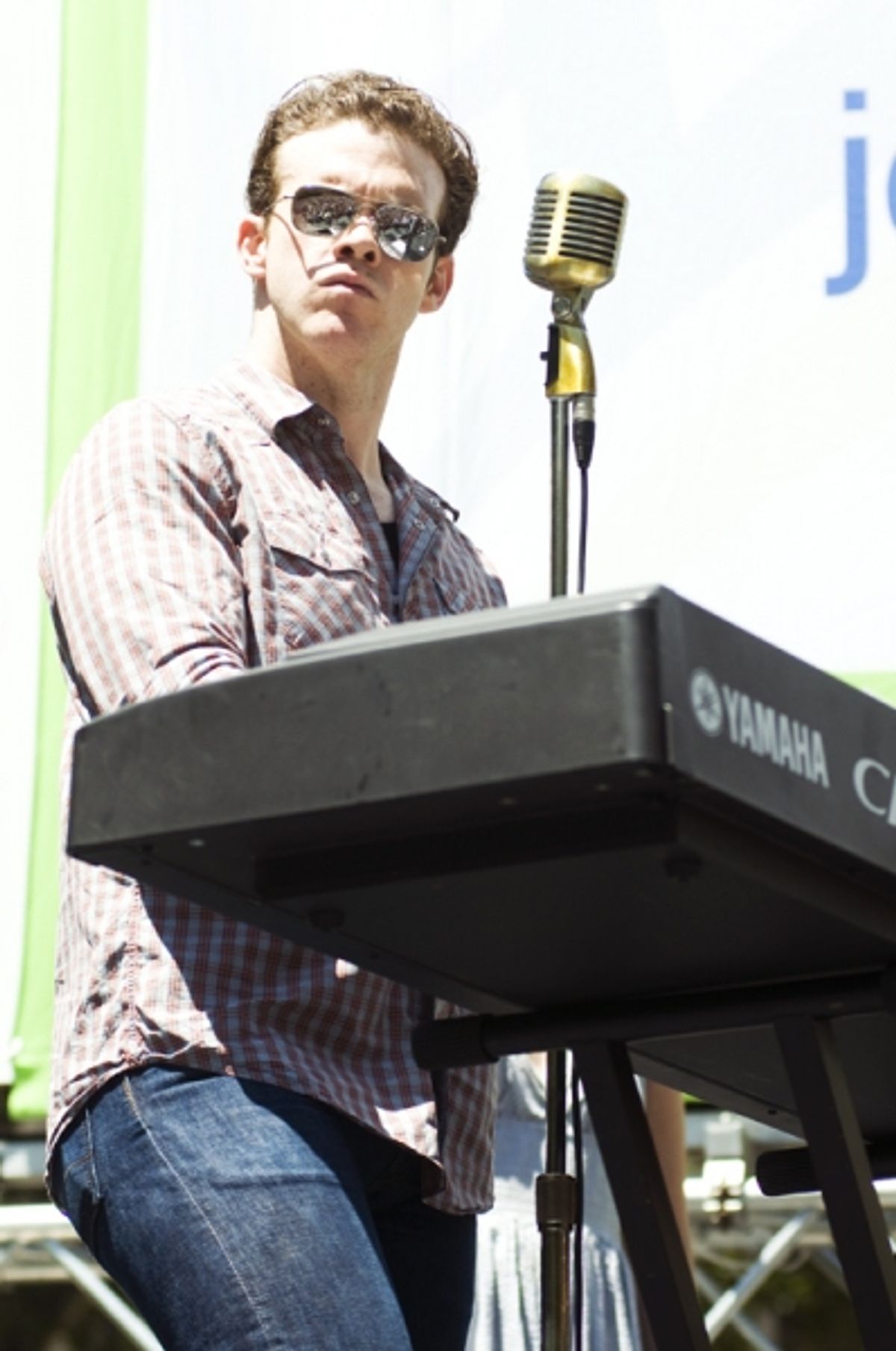 Colte Jilian at Aaron Tveit, Christopher Sieber, et al. Perform at Broadway in Bryant Park!