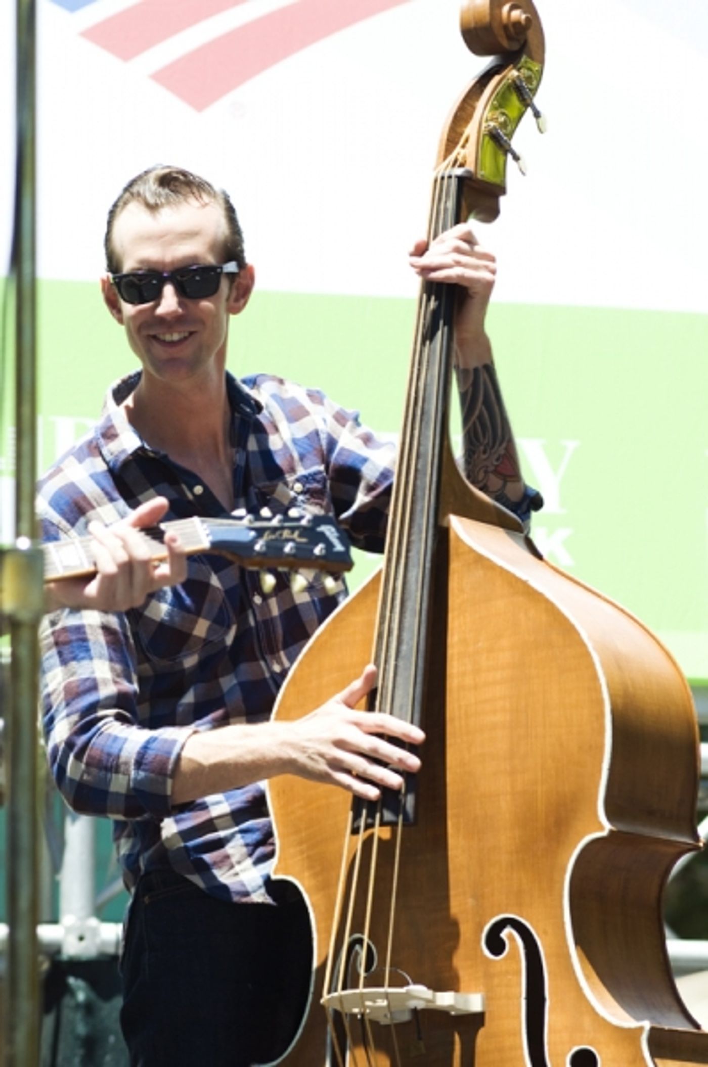 Photo Coverage: Aaron Tveit, Christopher Sieber, et al. Perform at Broadway in Bryant Park!  Image