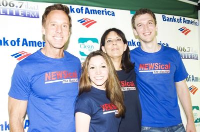 Larry Lelli, Christina Bianco, Christine Pedi & John Walton West Photo