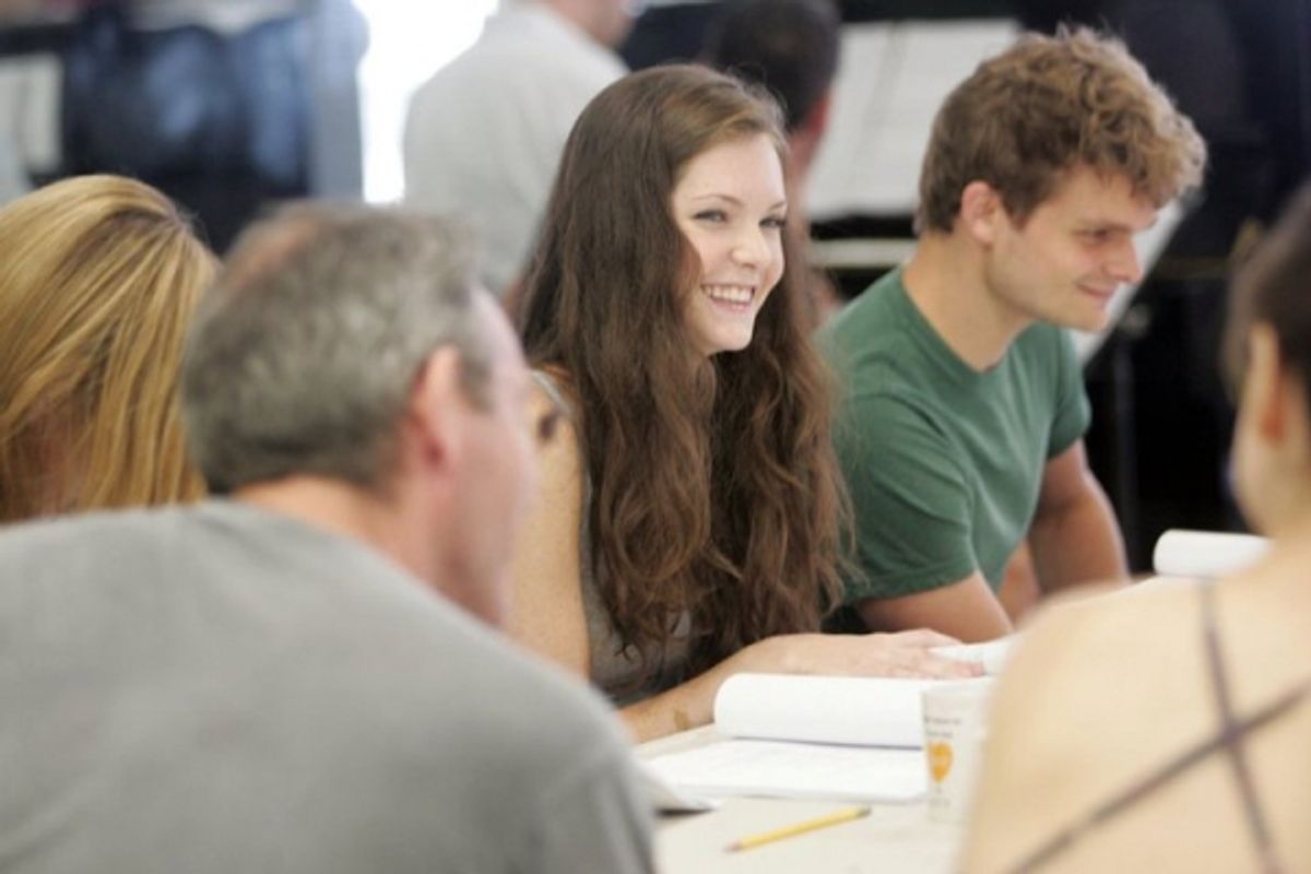 Meghann Fahy, Andrew Durand at 