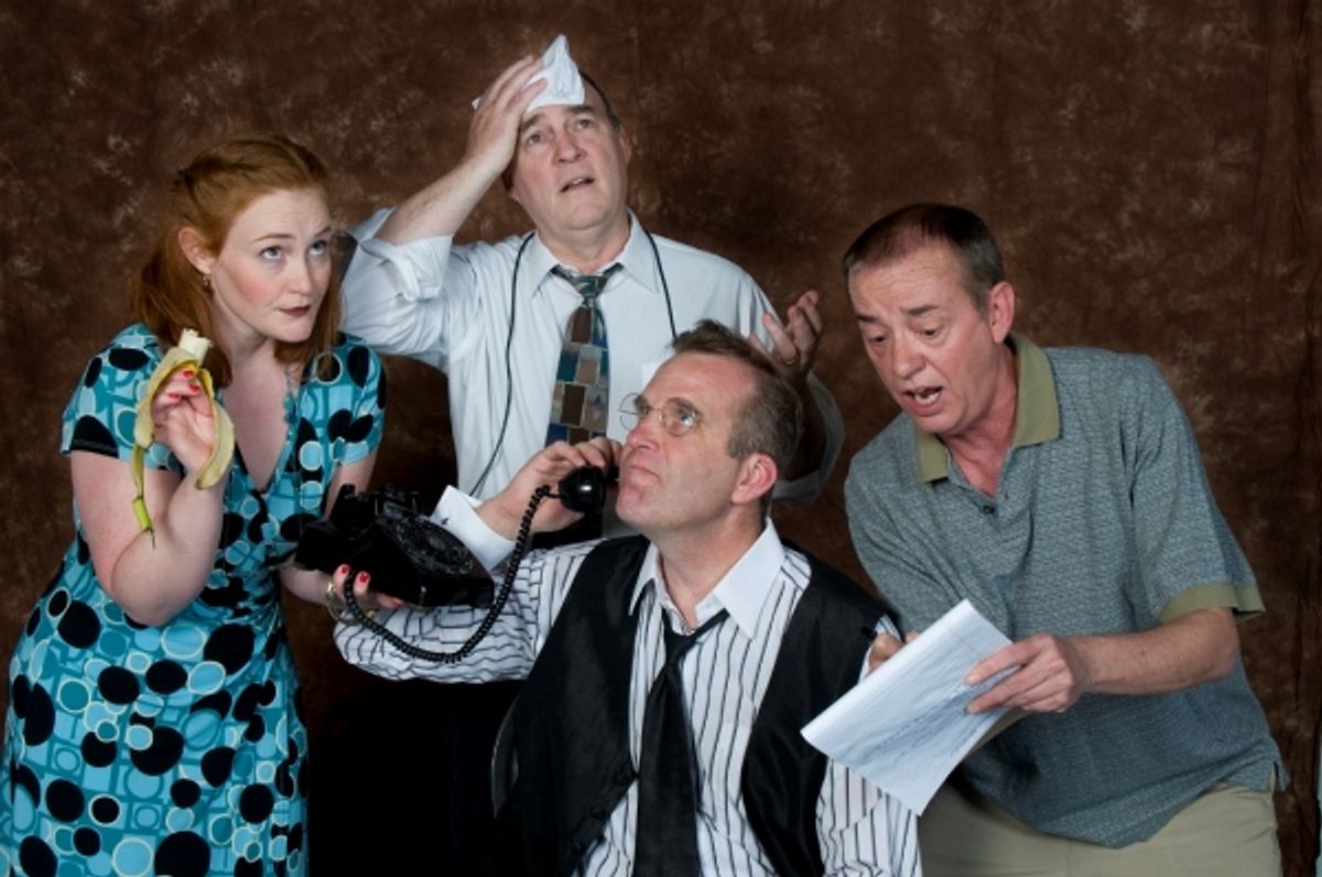 L- R:  Kelly Reeves, Don DeVeux, Robert Kramer and Bob Leggett at 