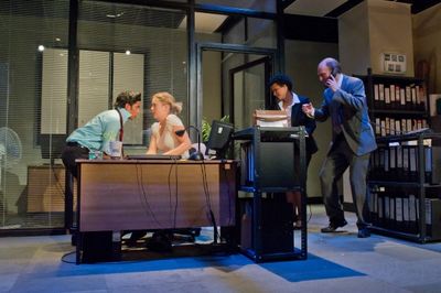 Shane Zaza as Elvis, Robyn Addison as Marie, Golda Roshuevel as Honey, Simon Kunz as  Photo