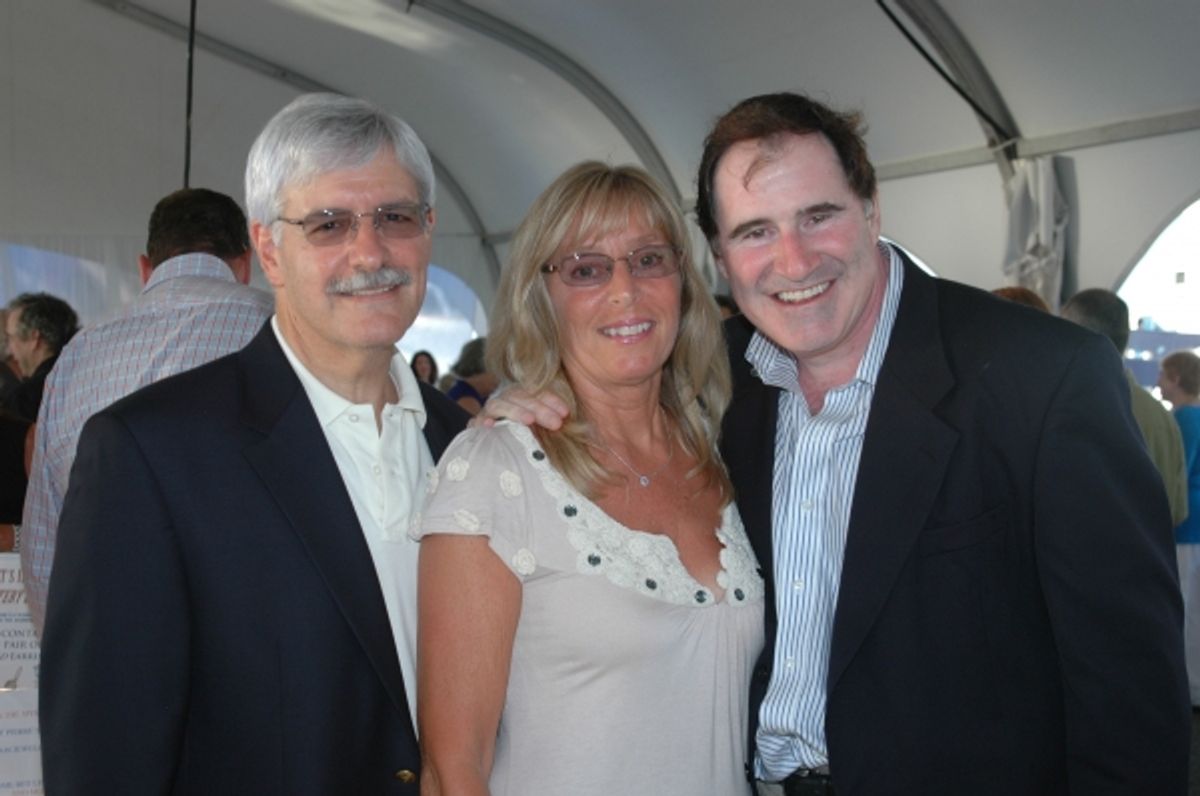 Chairman of the Board of Trustees Frank Filipo, actor and Board Member Richard Kind and Joanne Filipo. at 