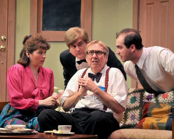 Dana Colagiovanni, James Fleming, Jody Lee and R. Scott Williams (Behind couch) Photo