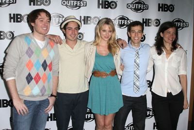 Clay Aikens, Ben Feldman, April Bowlby, Josh Berman, Jamie Babbit in attendance; The  Photo