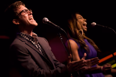 Anderson Davis & Patina Miller Photo