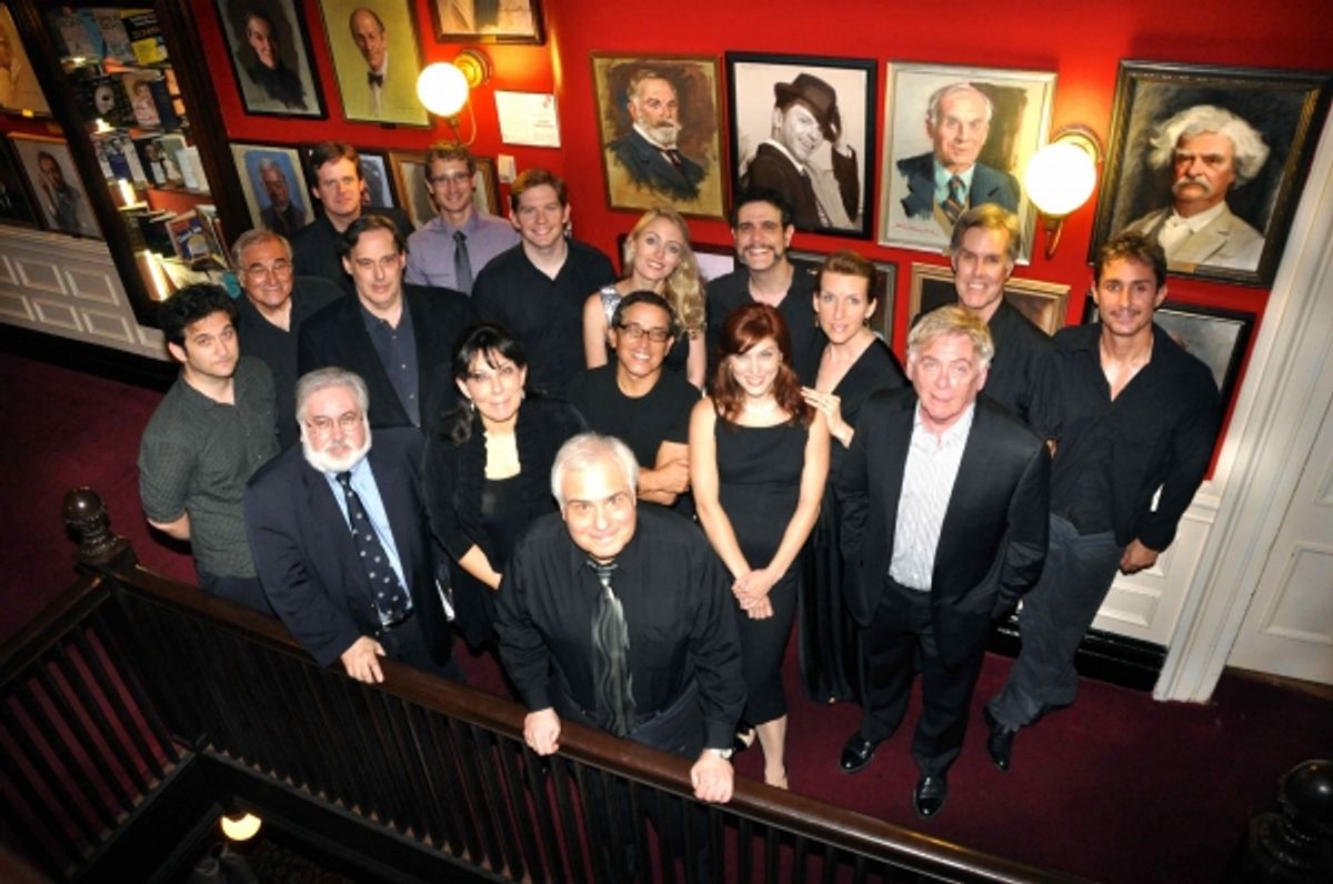 Bradford Cover, Gordon Cox, Rory O'Malley, Amy Rutberg, Adam Feldman, Susan Blackwell, Jack Gilpin, Marc Vietor, Hal Robinson, Michael Feingold, Christine Pedi,  Patrick Pacheco, Mara Davi, Daniel Davis, Jason Zinoman, John Martello and Peter Filichia  at 