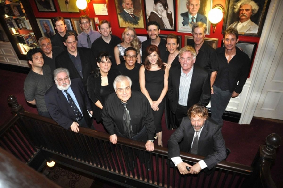 Bradford Cover, Gordon Cox, Rory O'Malley, Amy Rutberg, Adam Feldman, Susan Blackwell, Jack Gilpin, Marc Vietor, Hal Robinson, Michael Feingold, Christine Pedi,  Patrick Pacheco, Mara Davi, Daniel Davis, Jason Zinoman, John Martello, Peter Filichia and Da at 