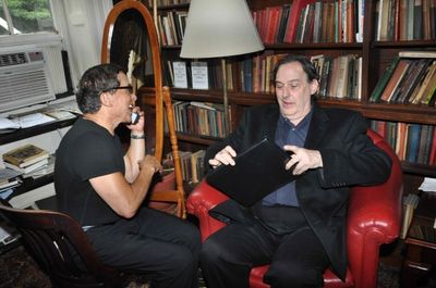 Patrick Pacheco and Michael Feingold Photo