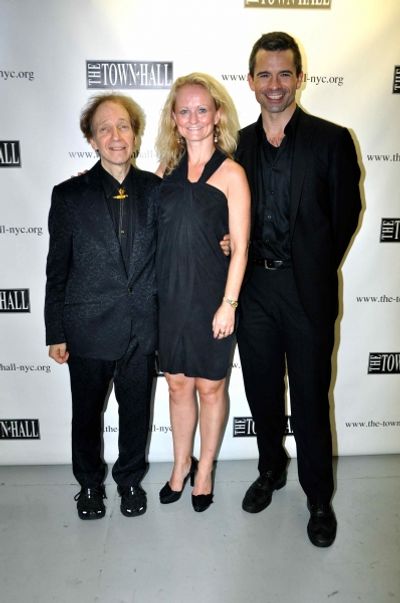 Scott Siegel, Vibecke Dahle and John Fischer (Musical Director) Photo