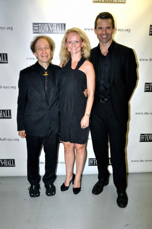 Scott Siegel, Vibecke Dahle and John Fischer (Musical Director) Photo