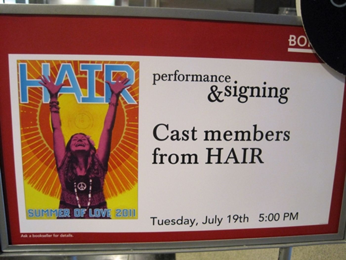 Photo Flash: HAIR Promotes Cast Album at Borders  Image
