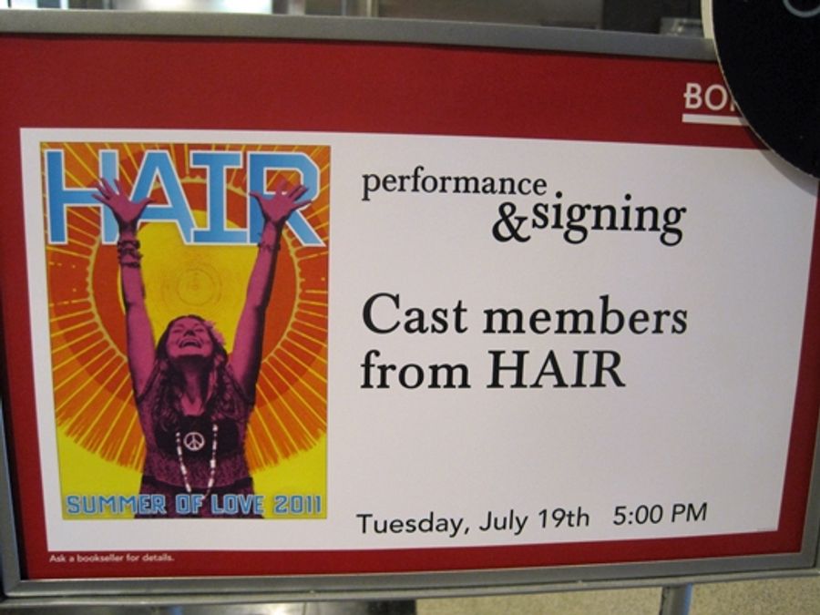 Photo Flash: HAIR Promotes Cast Album at Borders Image