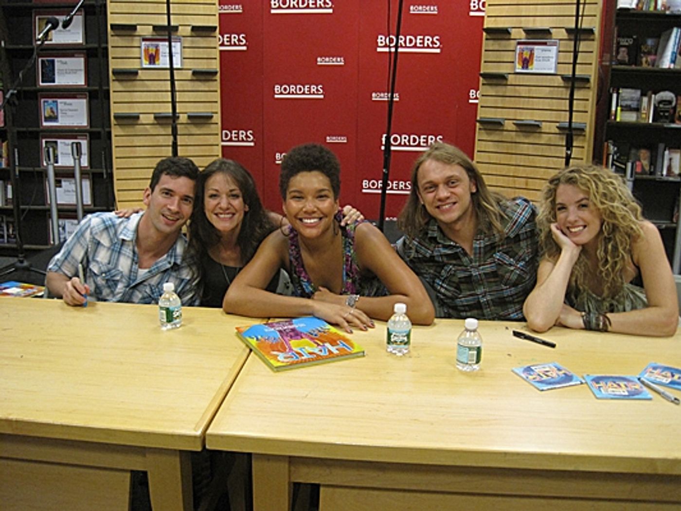 Photo Flash: HAIR Promotes Cast Album at Borders  Image