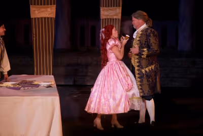 Michelle Pruiett (Ariel), Ryan Anderson (Grimsby) Photo