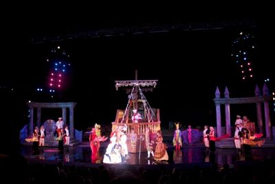 Michelle Pruiett (Ariel), James Royce Edwards (Prince Eric) and Cast Photo