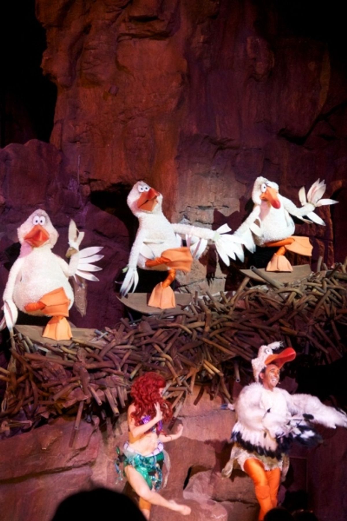  Michelle Pruiett (Ariel), Vincent D'Elia (Scuttle) at 