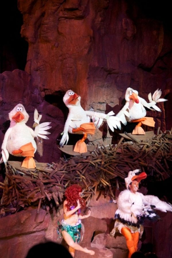  Michelle Pruiett (Ariel), Vincent D'Elia (Scuttle) Photo