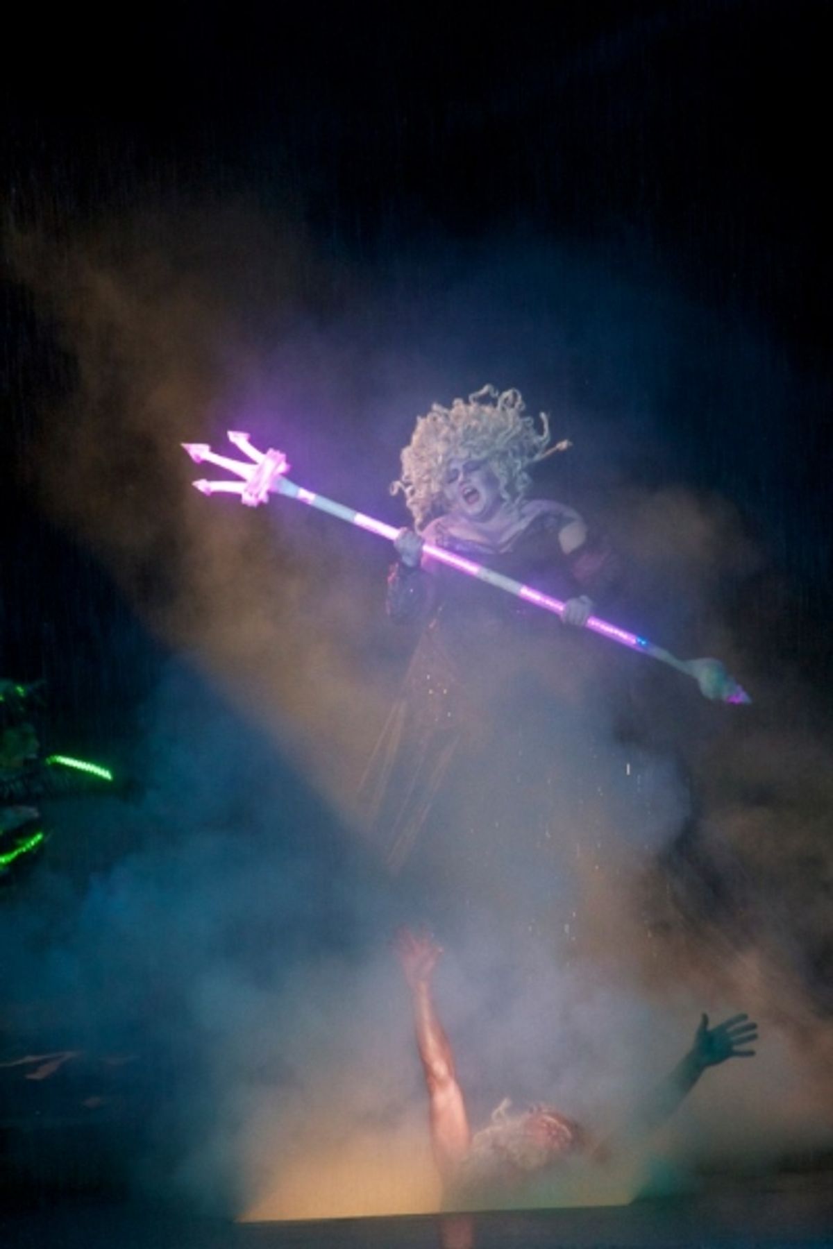 Heidi Anderson (Ursula), Christian Whelan (King Triton) at 