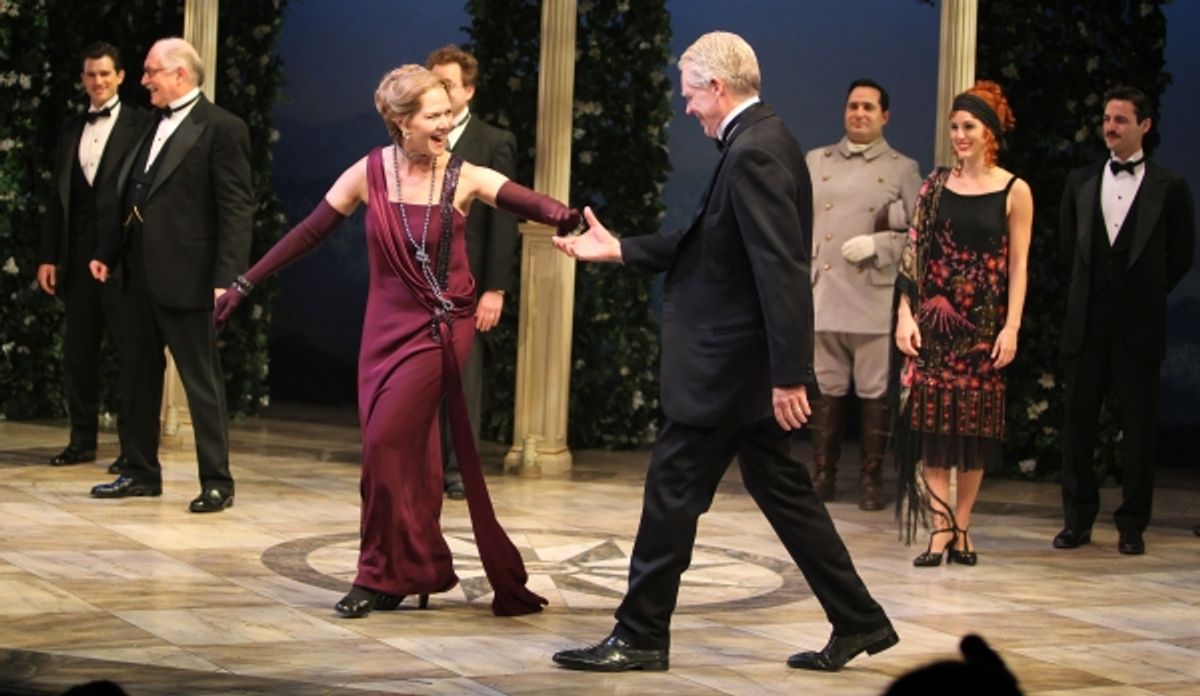 Rebecca Luker & Michael Siberry during the Roundabout Theatre Company's Opening Night Curtain Call for 'Death Takes A Holiday'  in New York City.  at 