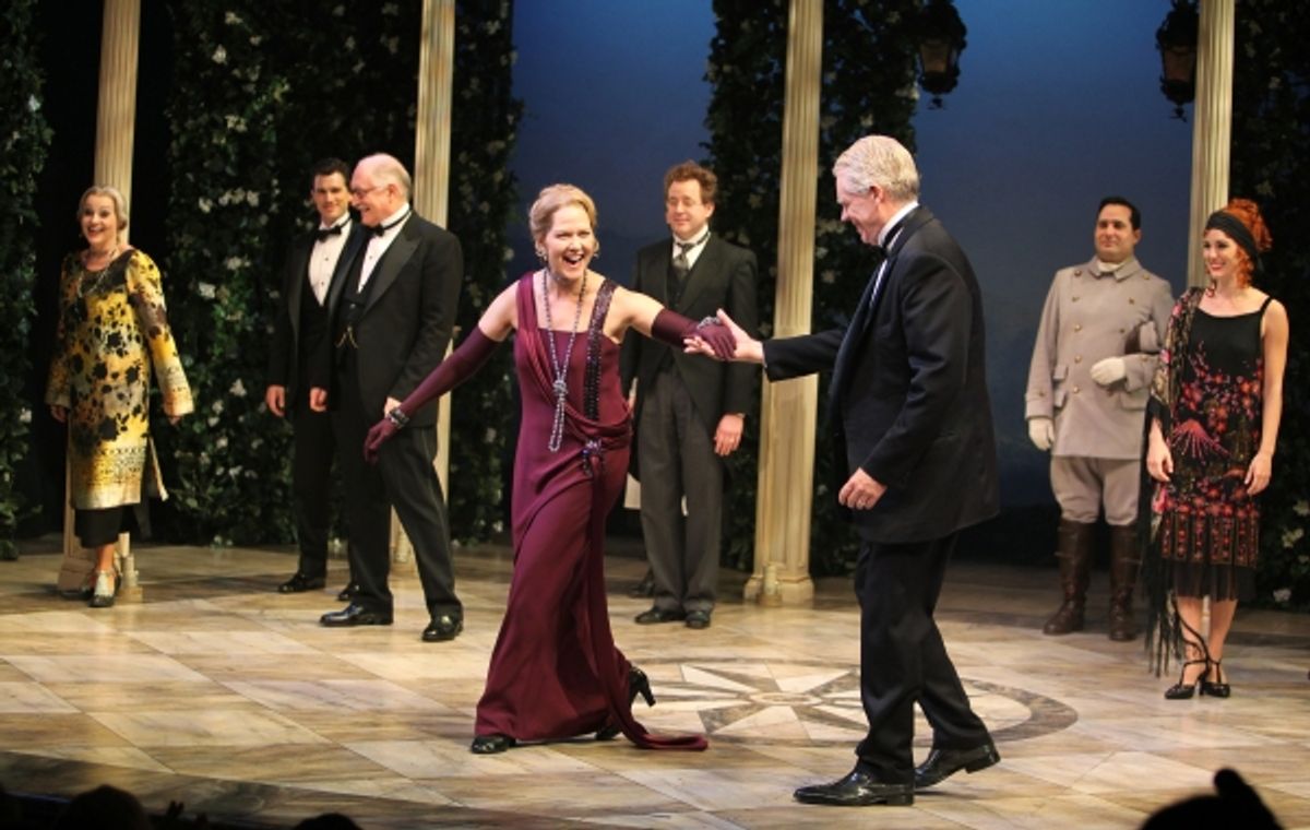 Rebecca Luker & Michael Siberry during the Roundabout Theatre Company's Opening Night Curtain Call for 'Death Takes A Holiday'  in New York City.  at 