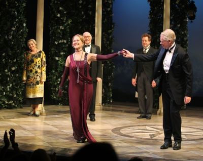 Rebecca Luker & Michael Siberry during the Roundabout Theatre Company's Opening Night Photo