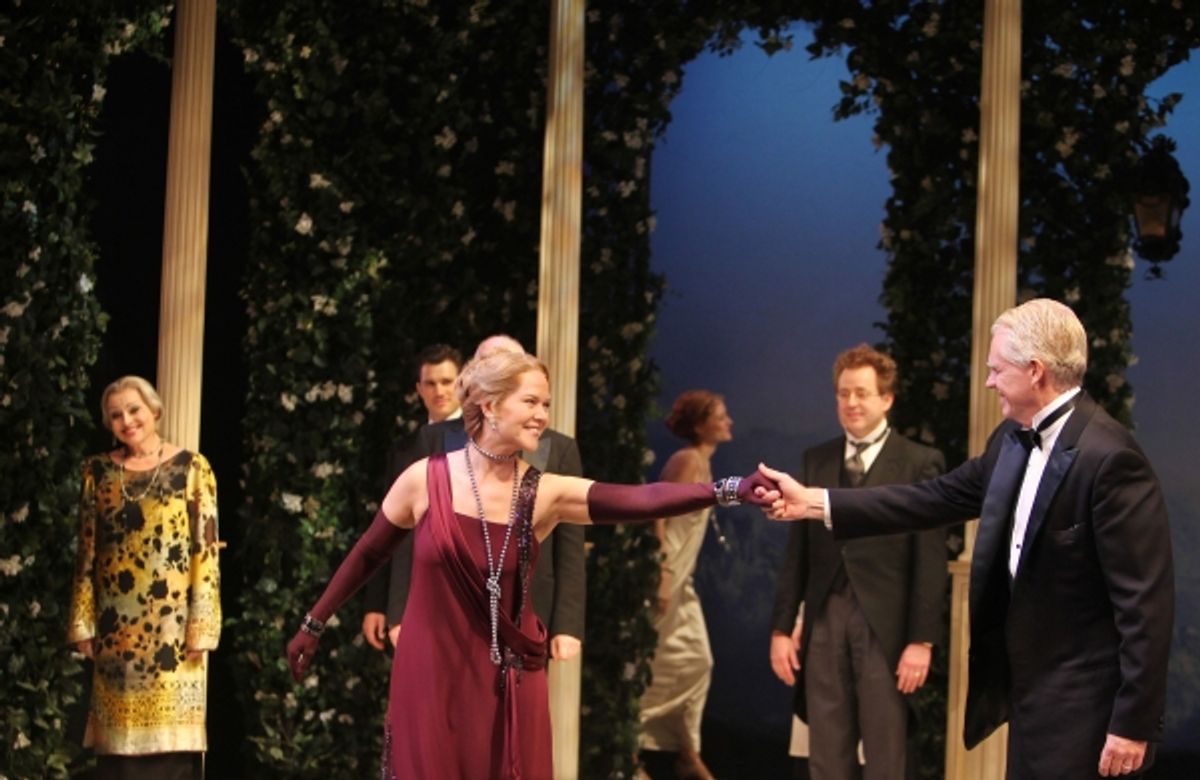 Rebecca Luker & Michael Siberry during the Roundabout Theatre Company's Opening Night Curtain Call for 'Death Takes A Holiday'  in New York City.  at 