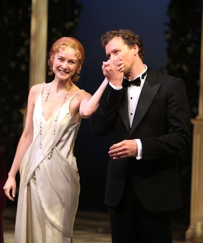 Jill Paice & Kevin Earley ( Understudy for Julian Ovenden ) during the Roundabout The Photo
