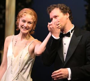 Jill Paice & Kevin Earley ( Understudy for Julian Ovenden ) during the Roundabout Theatre Company's Opening Night Curtain Call for 'Death Takes A Holiday' in New York City. @ BroadwayWorld Jill Paice & Kevin Earley ( Understudy for Julian Ovenden ) during the Roundabout The Photo