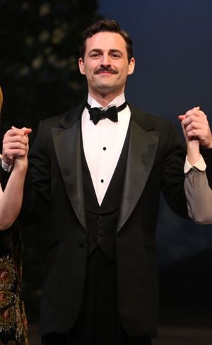 Max Von Essen during the Roundabout Theatre Company's Opening Night Curtain Call for 'Death Takes A Holiday' in New York City. @ BroadwayWorld Max Von Essen during the Roundabout Theatre Company's Opening Night Curtain Call for Photo