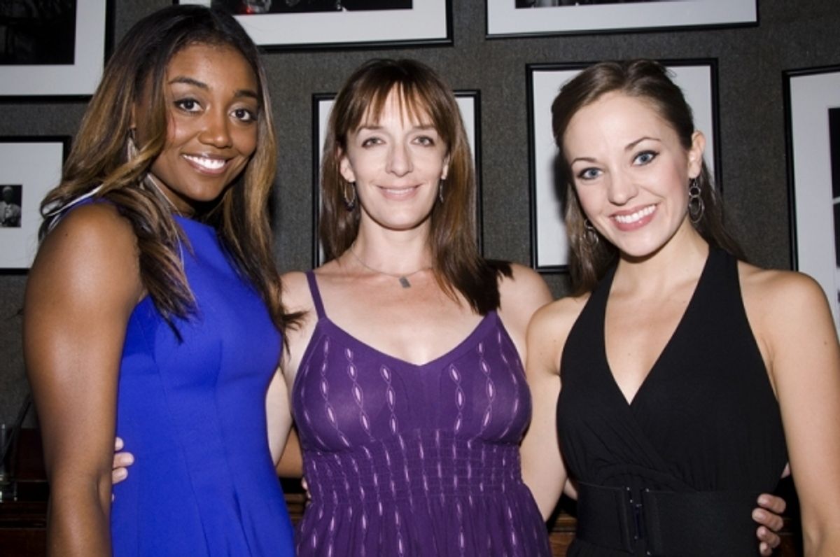 Patina Miller, Julia Murney & Laura Osnes at 