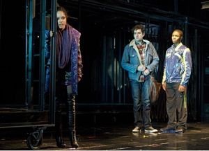 Arianda Fernandez, Adam Chanler-Berat and Ephraim Sykes Photo