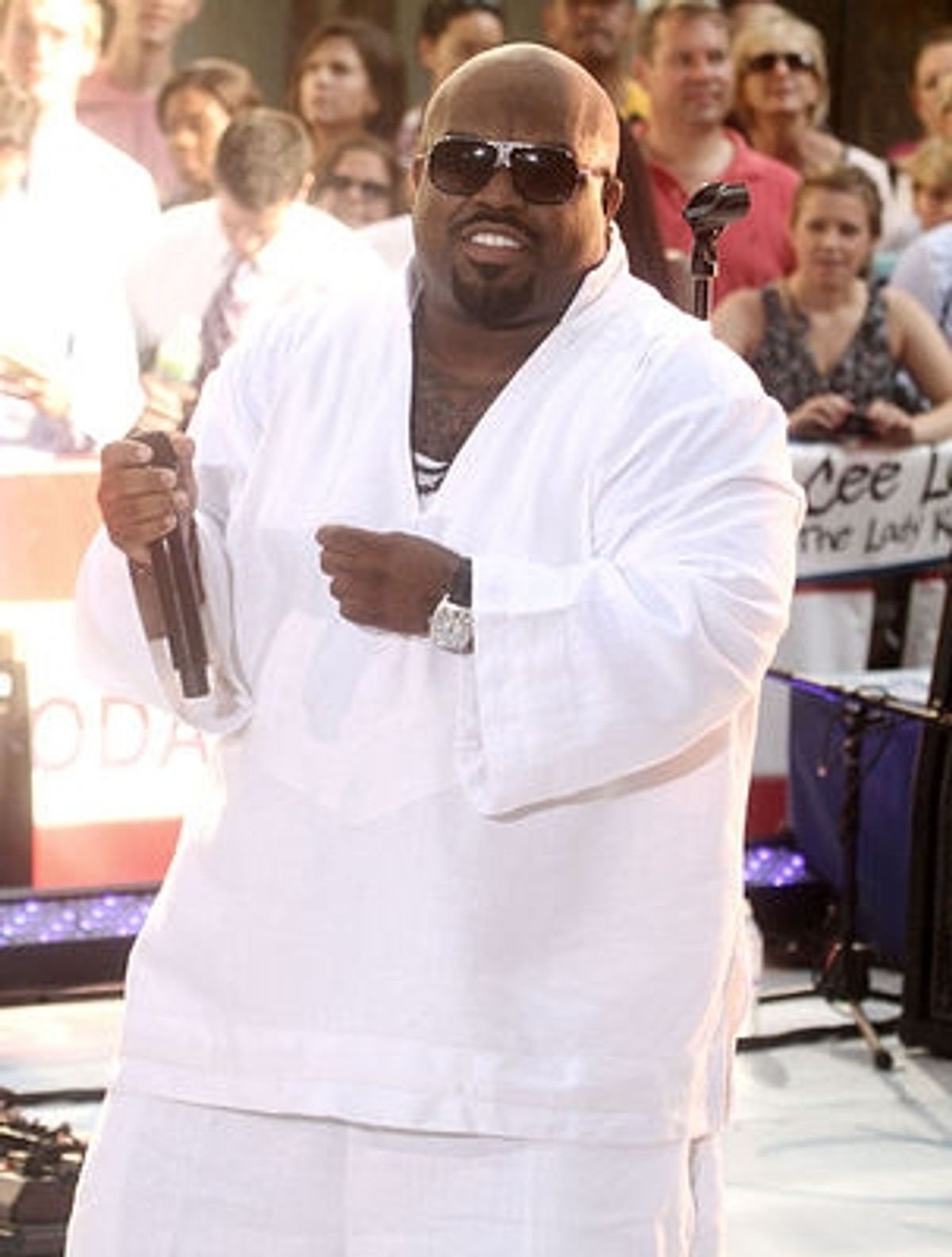 Cee Lo Green at Cee Lo Green Performs on 'The Today Show'